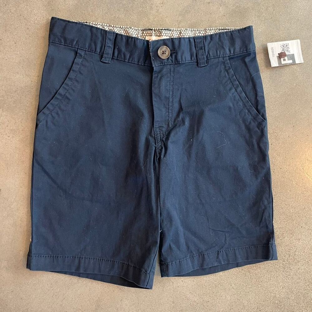 Cat & Jack navy uniform school chino shorts Boys size 8 new